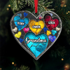 Personalized Custom Name Grandma And Kids Acrylic Ornament TH10 896075