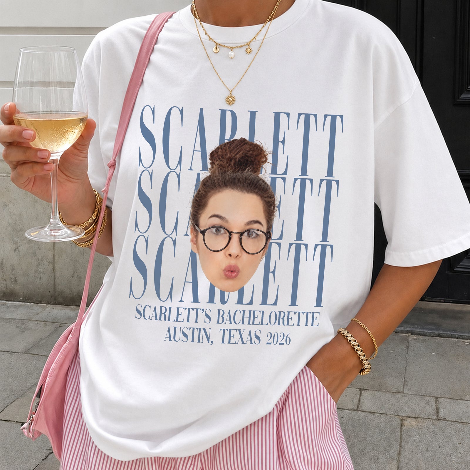 Custom Face Bachelorette Party Comfort Colors Shirt, Photo Party Tees, Comfort Colors Tees HO82 903202