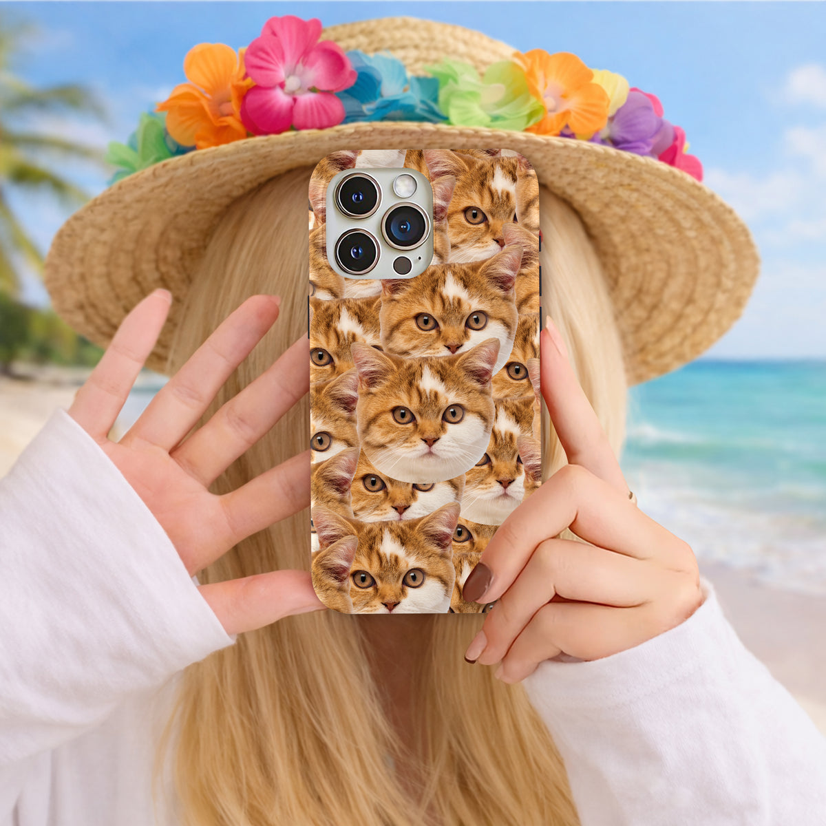 Custom Full Face Pet Photo Phone Case Gift For Pet Lover HA75 920236
