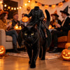 Halloween Horseman Pet Rider Costume, Pumpkin Knight Gothic Cat Outfit LM32 670247