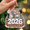 Custom Photo Family Christmas Memorial Acrylic Ornament HO82 903862