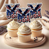 Faith, Family & Freedom America 250 Years Cupcake Topper HA75 898836