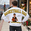Custom Photo Basketball Dad Shoulder To Shoulder Sweatshirt CH07 181162