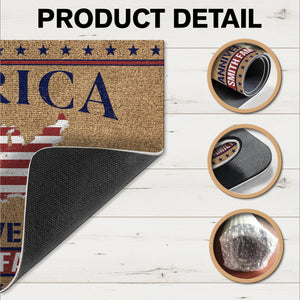 Personalized Family Name America 250th Anniversary Doormat HA75 898942