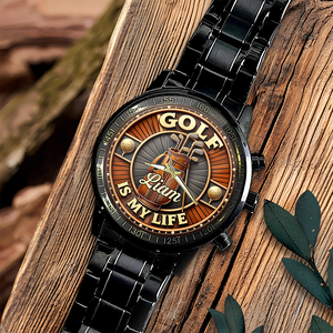 Personalized Name Golf Is My Life Theme Wrist Watch CH07 910208