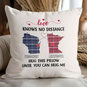 Love Knows No Distance Couple Pillow TH10 892343