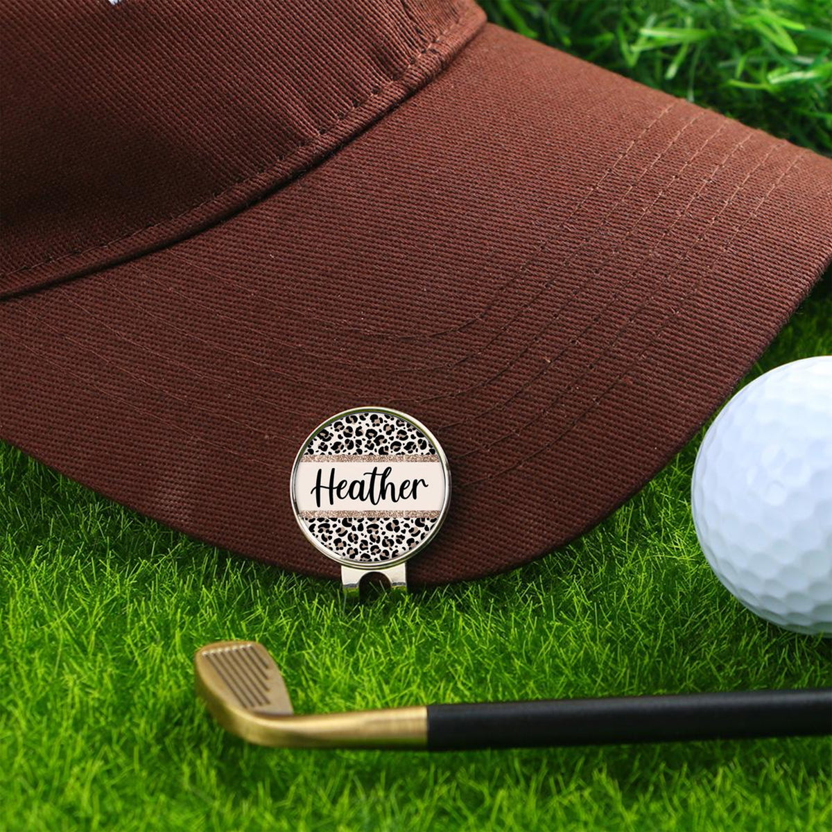 Personalised Golf Ball Marker Magnetic Hat Clip, Gift for Golf Enthusiast HO82 900682