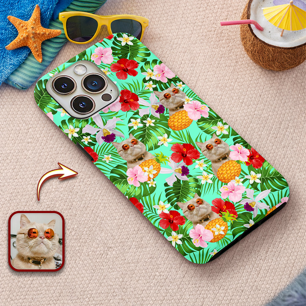 Custom Photo Tropical Style Dog Cat Phone Case HA75 920230
