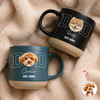 Custom Photo And Name Pottery Mug For Dog Dad TH10 169901