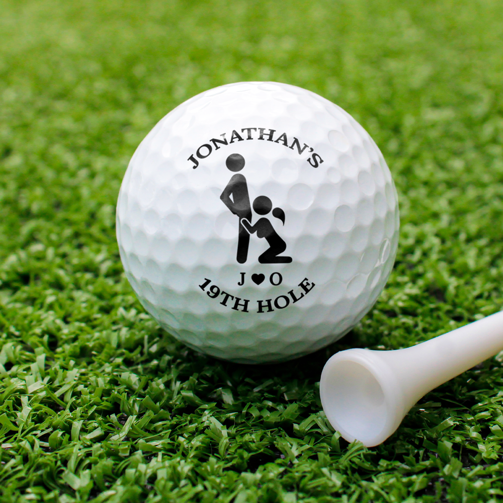19th Hole Adult Personalized Funny Adult Golf Ball Gift for Golfer HA75 919302