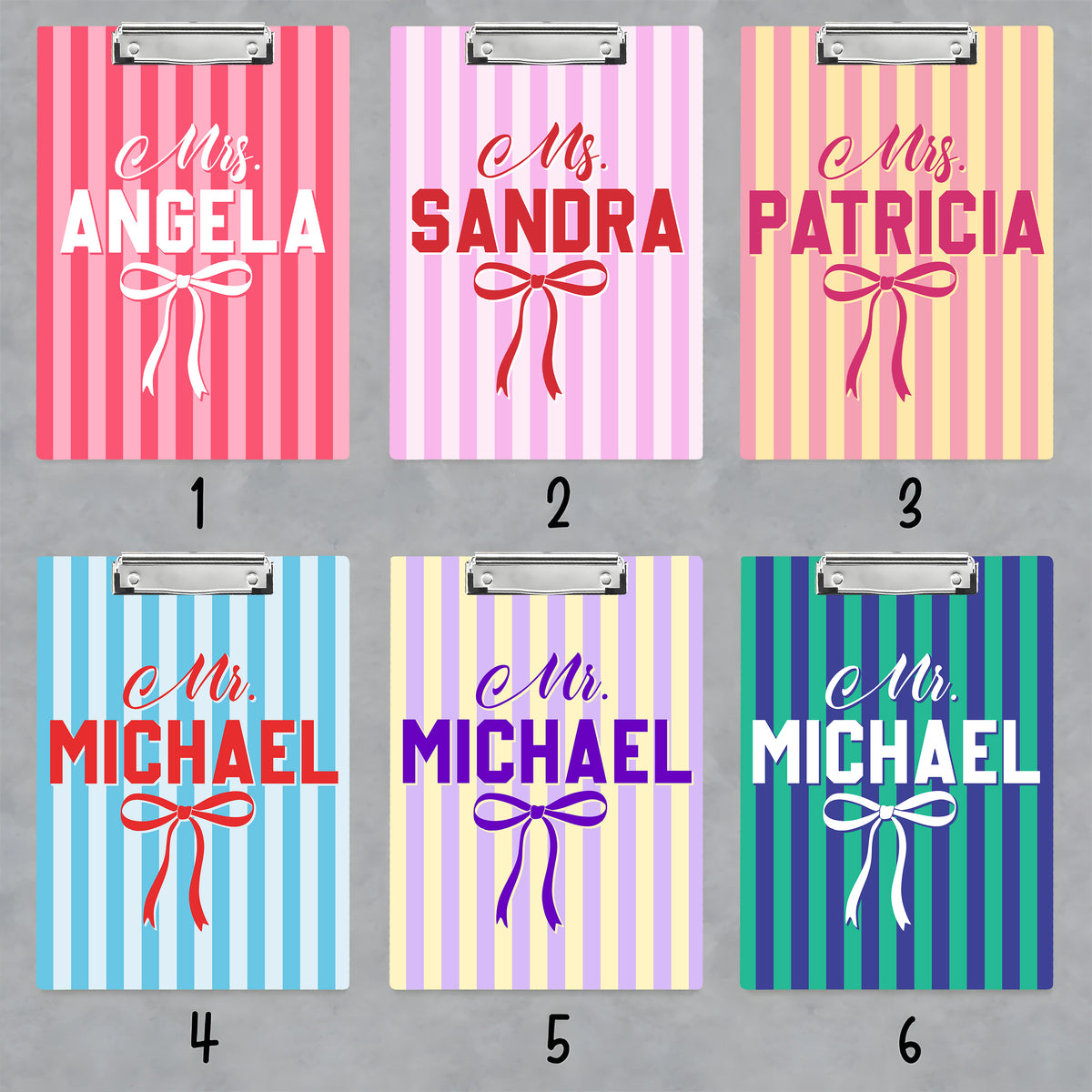 Custom Name Teacher Clipboard, Personalized Acrylic Paper, Appreciation Gift HO82 902906
