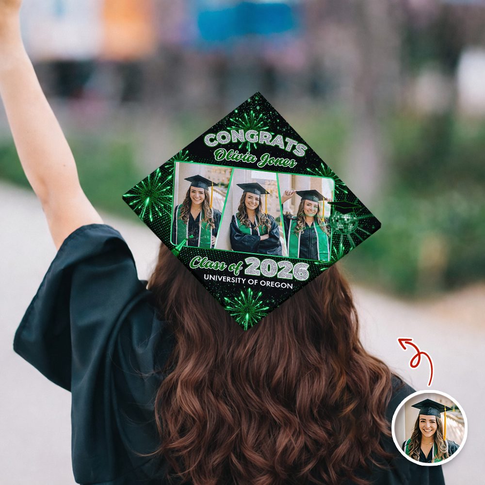 Custom Photo Class of 2026 Graduation Party Graduation Cap Topper HO82 901670
