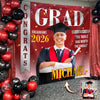 Custom Photo The Tassle Was Worth The Hassle Graduation's Day Backdrop TH10 898991