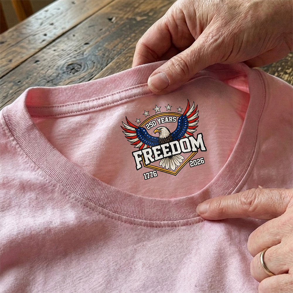 America 250 Years of Freedom 1776–2026 Anniversary Neck Print Shirt Patriotic Gift CH07 910920