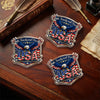 Faith, Family & Freedom America 250 Years Eagle Acrylic Pin CH07 911070