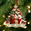 Custom Photo Christmas Tree Dog Acrylic Ornament - Gift For Dog Lovers HO82 903406