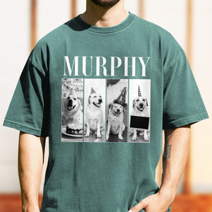 Custom Dog Photo Bootleg Comfort Color Shirt Gift For Dog Lovers CH07 899376