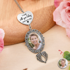 Custom Photo I Walk With You Today And Everyday Memorial Personalized Graduation Tassel Heart & Angel Wing Charm HA75 920828