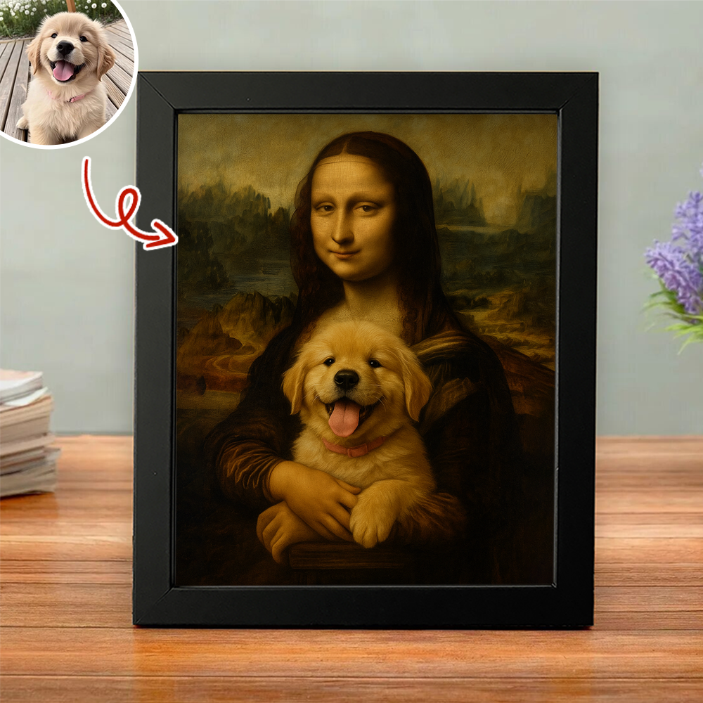 Custom Dog Photo Classical Style Poster Gift For Dog Lovers HO82 894586