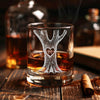 Personalized Initials In A Heart Tree Engraved Whiskey Glass Couple Gift LM32 670207