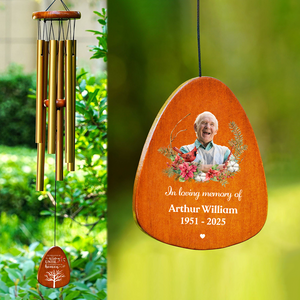 Personalized Cardinal Memorial Wind Chimes Sympathy Gifts LM32 893985