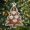 Personalized Family Name Christmas Layer Wood Ornament Gift For Family TH10 896481