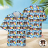 Custom Dog Cat Face Hawaii Shirt Personalized Cat Aloha Shirt HA75 921116
