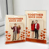 Custom Photo A Lifetime Of Love - Couple Acrylic Block Plaque, Unique Keepsake HO82 893914