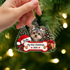Custom Pet Photo My First Christmas 2026 Acrylic Ornament CH07 180522