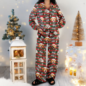 Custom Dog Face Cute Best  Dog Dad Ever Christmas Pajamas LM32 895749