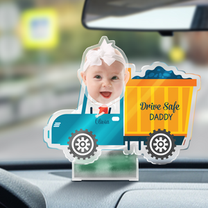 Custom Car Photo, Drive Safe Daddy Shaking Head HO82 893844