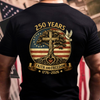 250 Years Faith and Freedom 250th Anniversary USA Patriotic Back Shirt HA75 920928