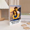 Custom Lego Couple Photo Merry Christmas Building Brick Block CH07 180730