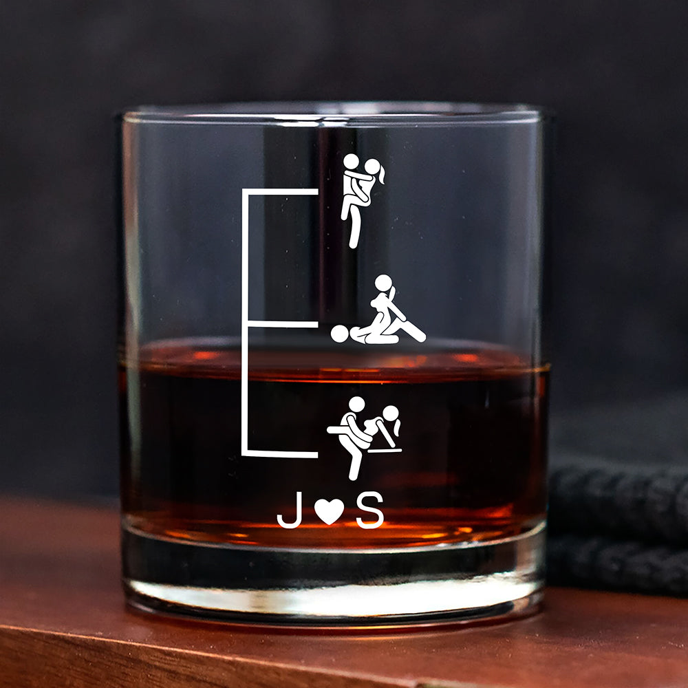 Personalized Funny Adult Whiskey Glass For Boyfriend Girlfriend TH10 170775