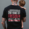Custom Family Name 250 Years Of Freedom 1776-2026 Back Dark Shirt LM32 895307