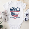 Custom Name All American Semiquincentennial 250th Birthday Baby Onesie LM32 899491
