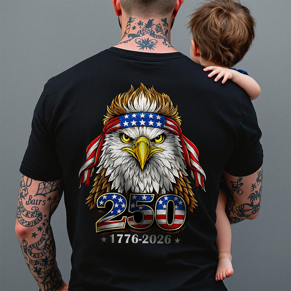 250 Years Of Independence America 250th Years Anniversary Birthday Back Shirt CH07 910490