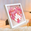 Custom Photo Puzzle With Kids Names Heart Flower Shadow Box HO82 893612