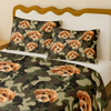 Custom Photo Dog Cat Color Quilt Bedding Set For Dog Cat Pet Lovers HA75 898242
