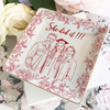 Custom Photo Best Friend Graduation Jewelry Dish, Personalized Toile Trinket Tray HO82 901612