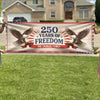 Personalized Family Name 250 Years Of Freedom Banner TH10 898911
