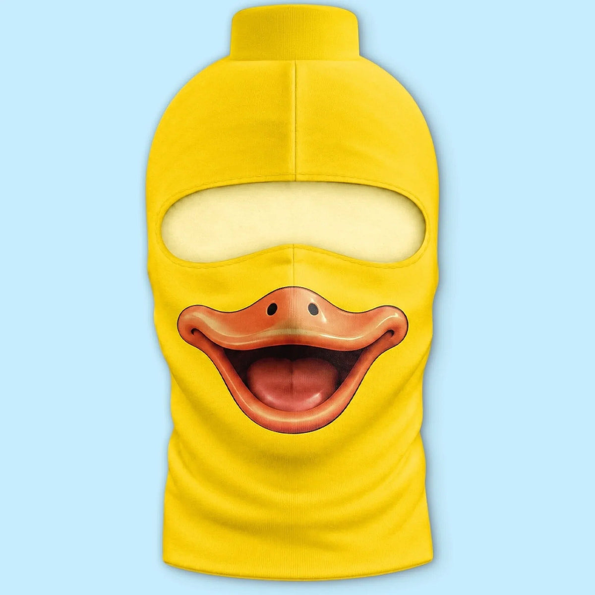 Funny Grinning Duck Face Ski Mask, Yellow Novelty Balaclava Winter Gift LM32 670467