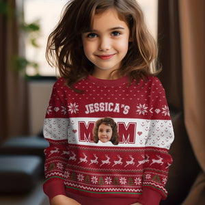 Custom Photo Dad Mom Ugly Sweater HO82 900314