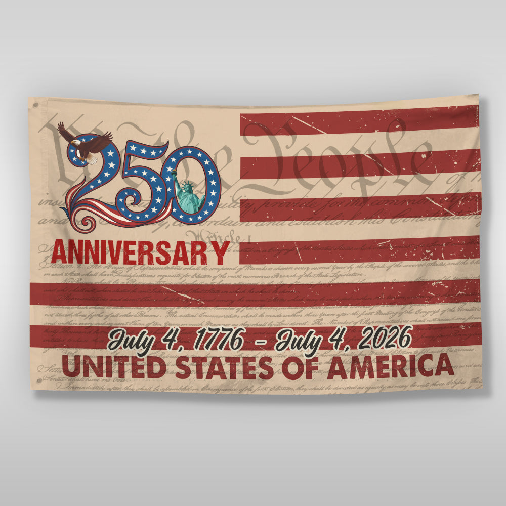 250 Anniversary Of USA Banner House Flag TH10 898303