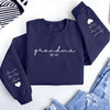 Custom Kid Name Mama Grandma Since Sleeve Printed Sweatshirt TH10 169477