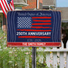 Custom Family Name USA 250th Anniversary Metal Sign HA75 920122