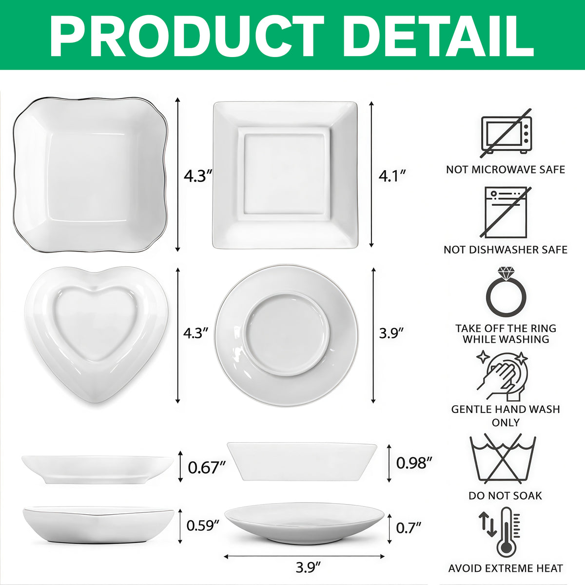 Custom Photo I Love You Mom Toile De Jouy Ring Dish, Personalized Mother’s Day Gift LM32 899809