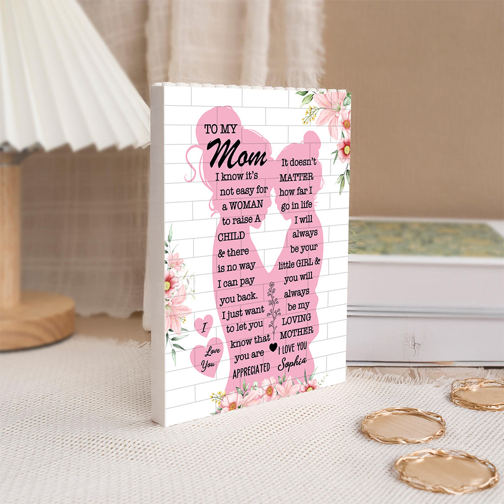 Custom Name To My Mom Gifts from Daughter Building Block HO82 901456
