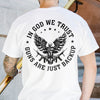 In God We Trust Eagle - Guns Are Just Backup Bright Backside Shirt LM32 895465