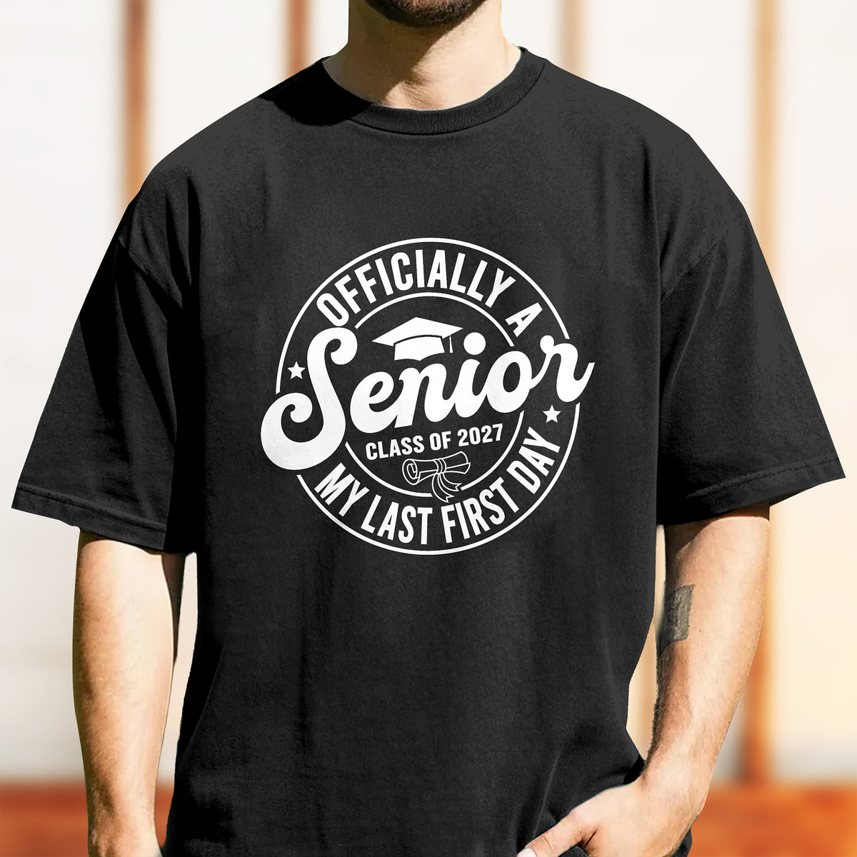 Officially A Senior, My Last First Day Comfort Shirt TH10 170621